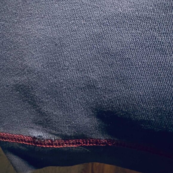 BOCA Authentic Hoodie Navy Blue Red Trim XL/TG Vintage Style AS-IS - Picture 11 of 11